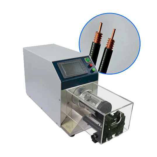 半自動同軸電纜剝線機 實驗室用同軸線處理 WPM-8608