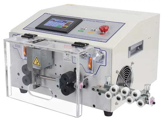 觸控螢幕電線剝皮切斷機 (0.1-10mm2) 精密線材加工